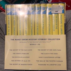 Nancy Drew Mystery Stories Collection Book Set